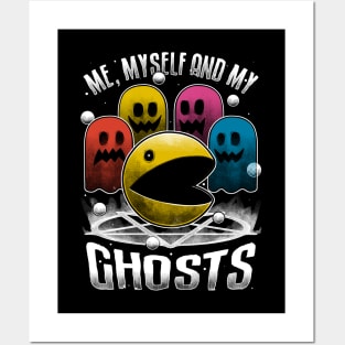 Game Ghosts Retro - Funny Halloween Gift Posters and Art